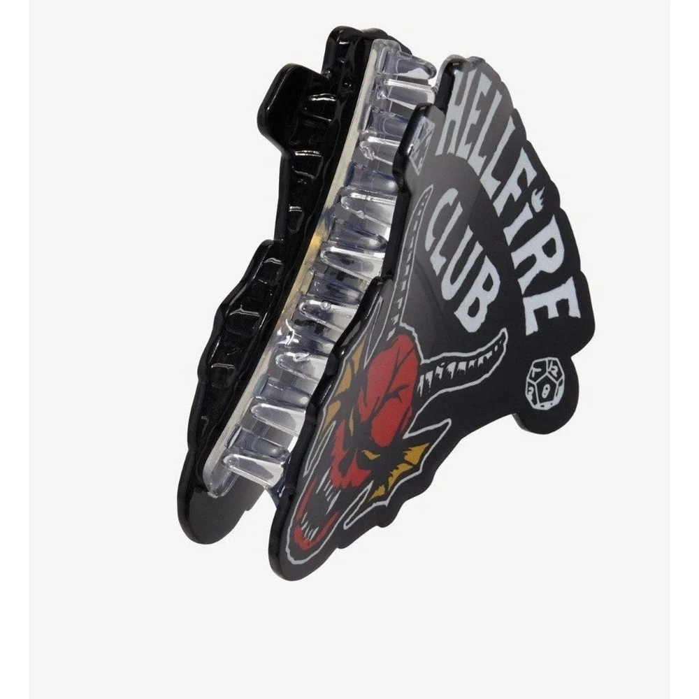 NEW Stranger Things Hellfire Club‎ Logo Figural Claw Clip